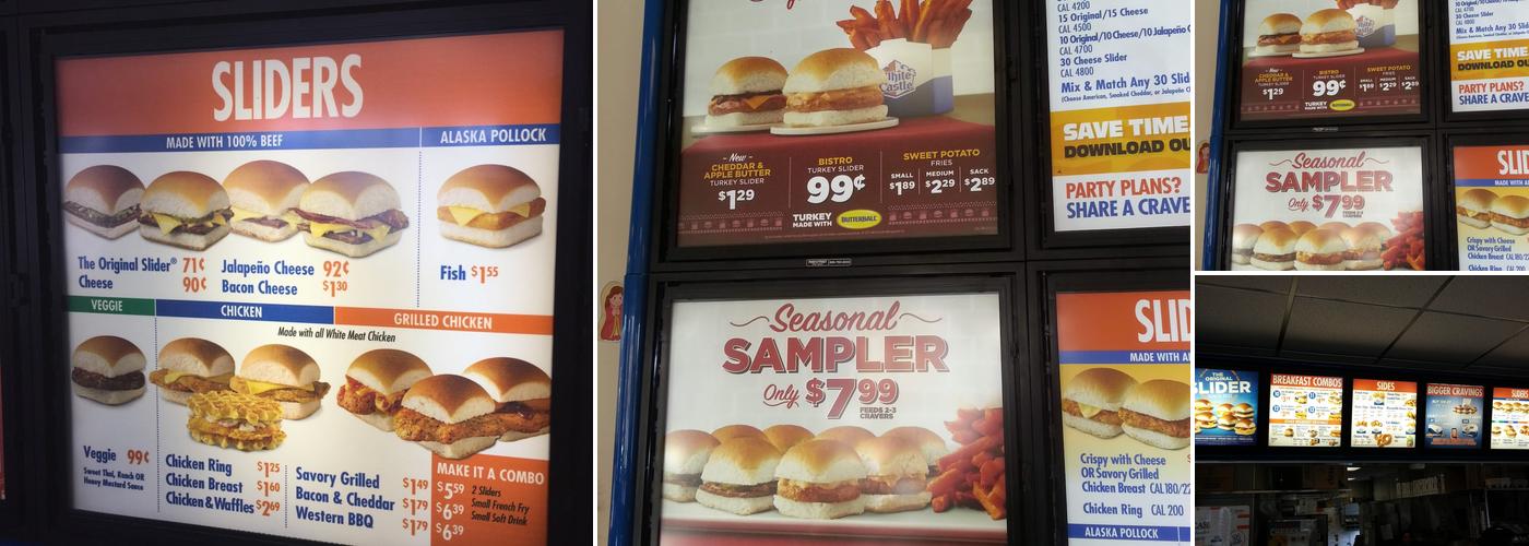 White Castle Menu