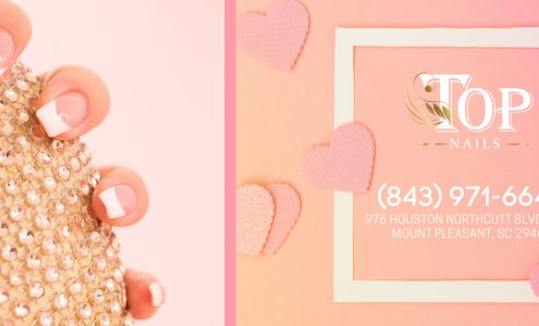Top Nails 976 Houston Northcutt Blvd Suite E, Mt Pleasant South Carolina 29464
