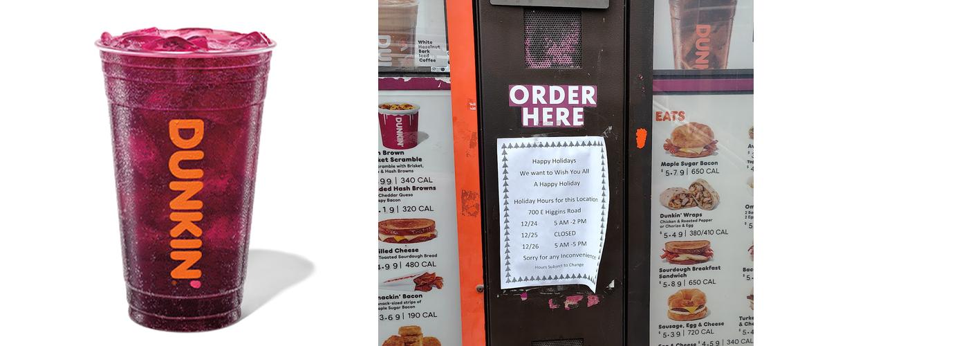 Dunkin' Menu