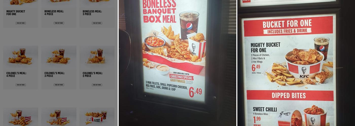 KFC Farnworth - Albert Road Menu