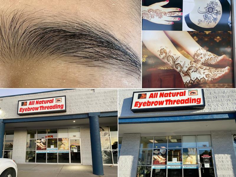 All Natural Eyebrow Threading