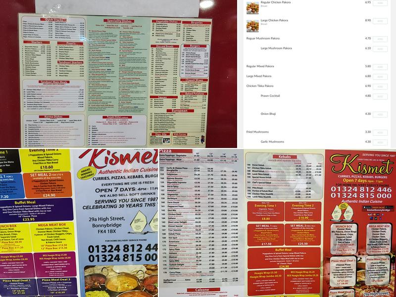 Kismet Menu
