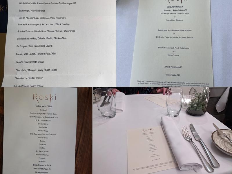 Roski Restaurant Menu