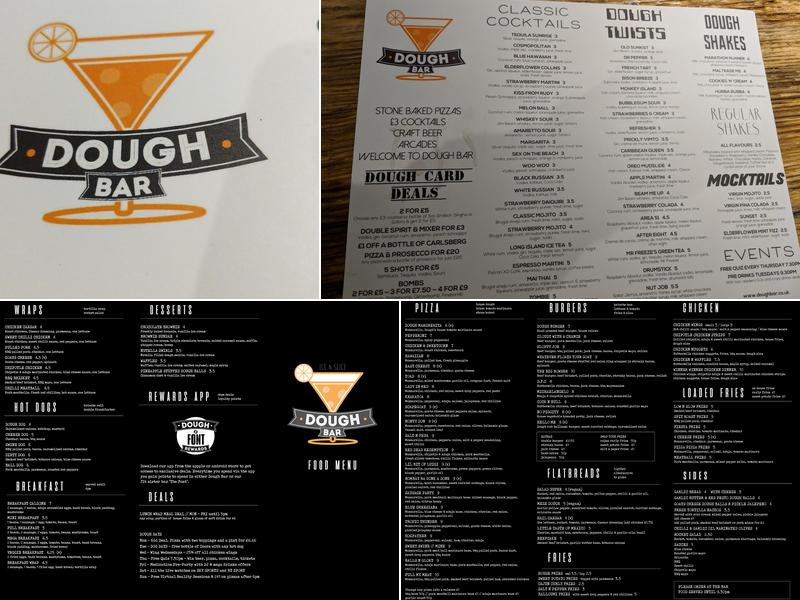 Dough Bar Menu
