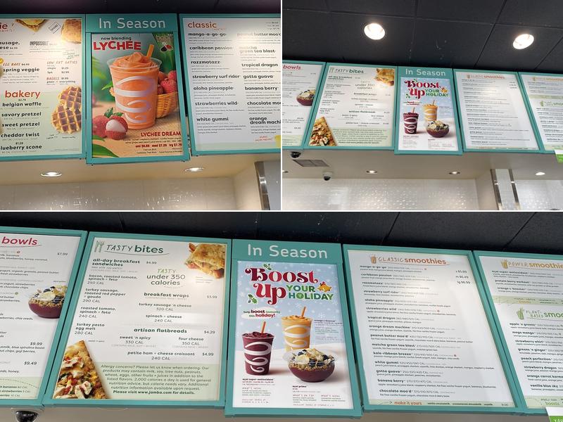 Jamba Menu