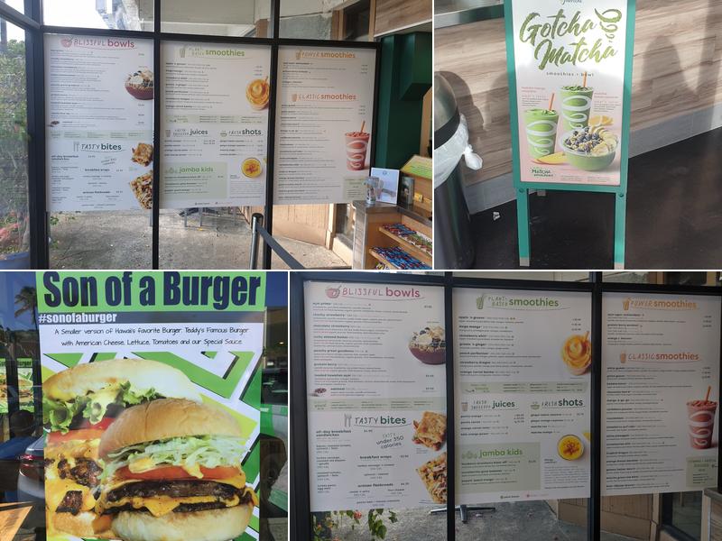 Jamba Menu