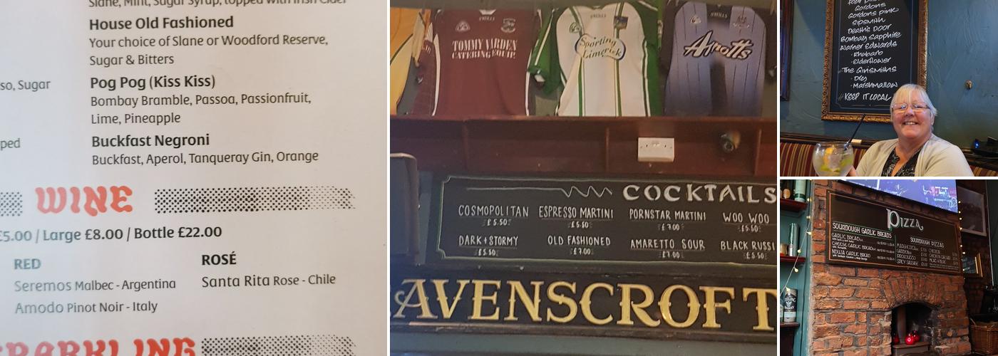 Pogue Mahone Liverpool Menu