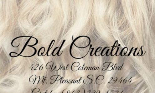 Bold Creations Salon 426 W Coleman Blvd Unit B, Mt Pleasant South Carolina 29464