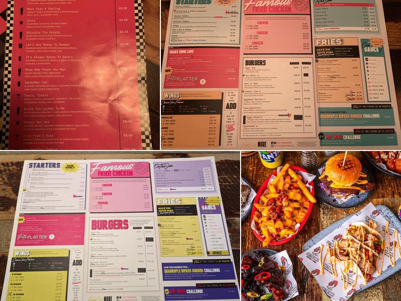 Pattersons Menu