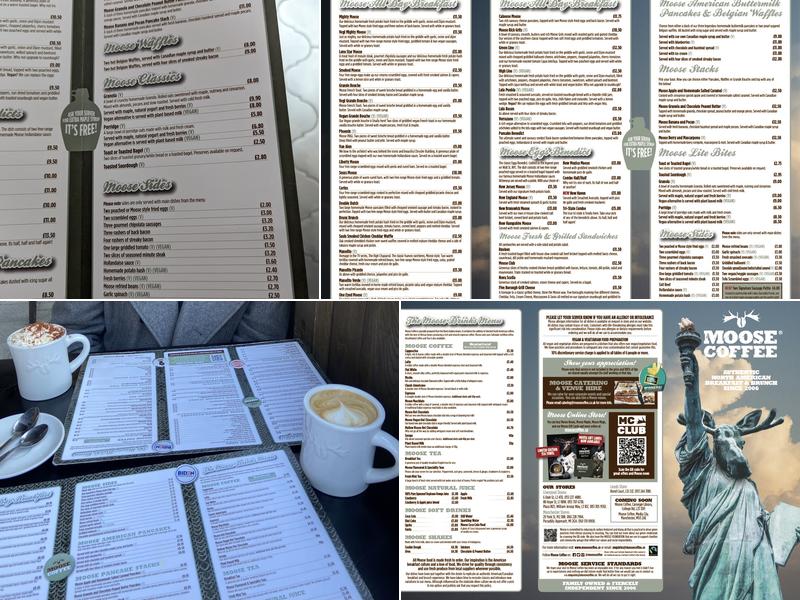 Moose Coffee Menu