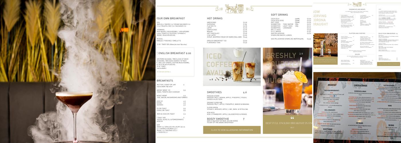 Dale Street Kitchen & bar by Shino Menu