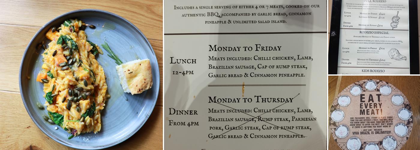 Viva Brazil Liverpool Menu