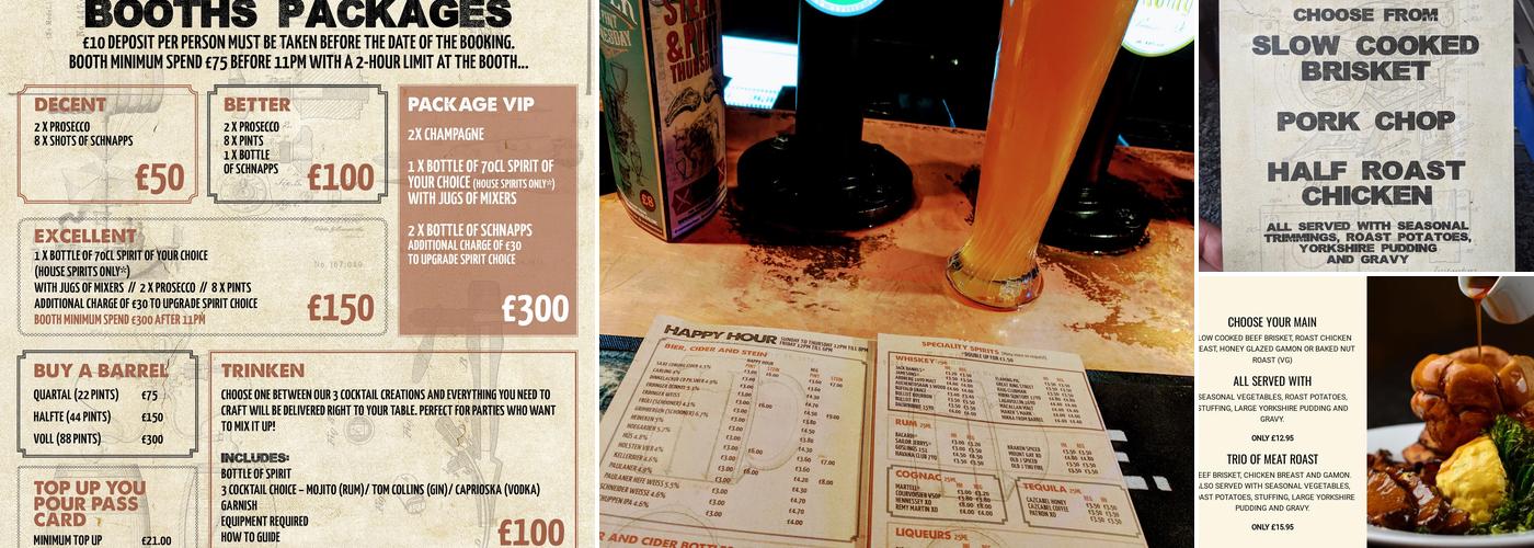 Einstein Bier Haus Menu