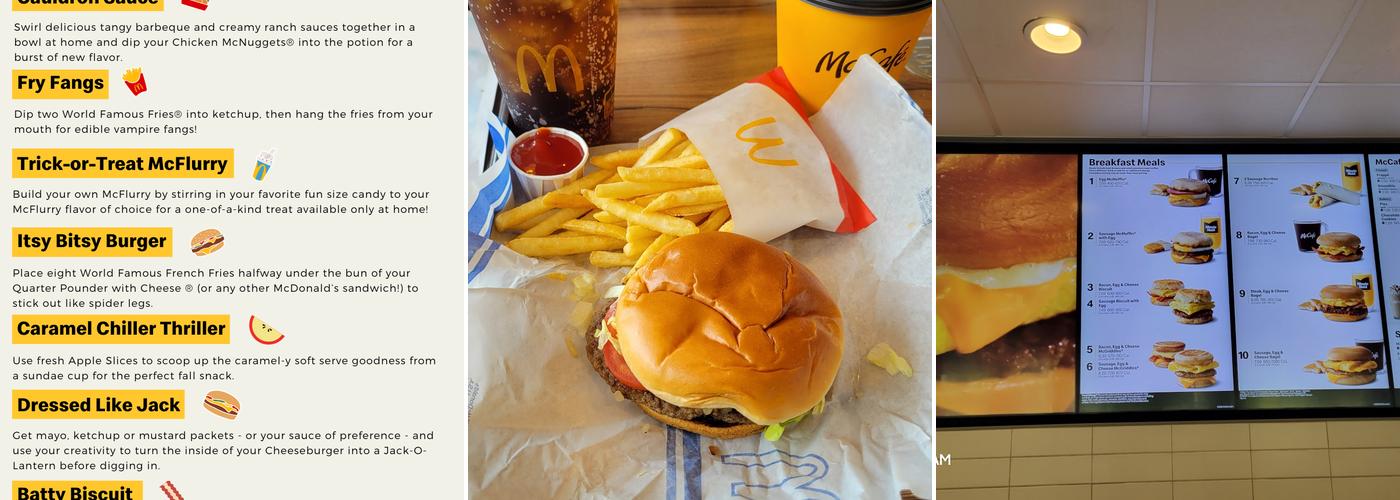 McDonald's Menu