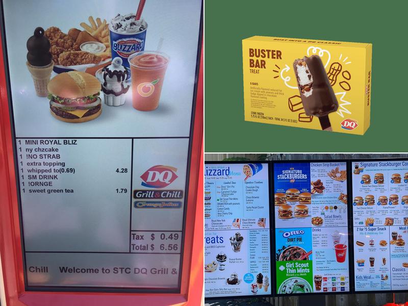 Dairy Queen Grill & Chill Menu