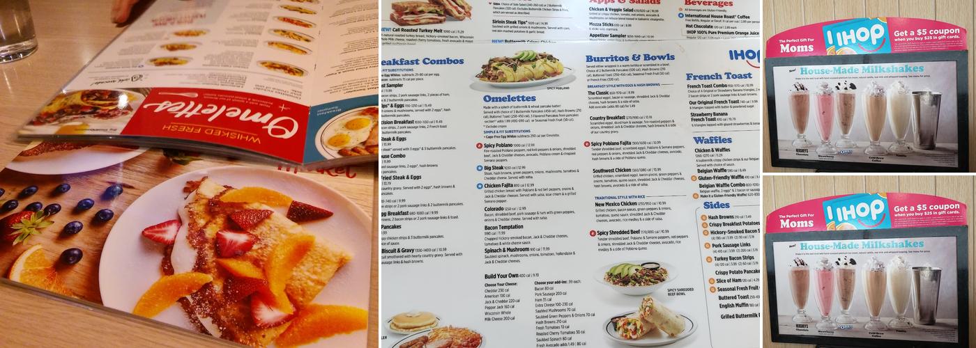 IHOP Menu