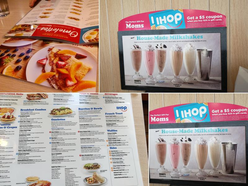 IHOP Menu