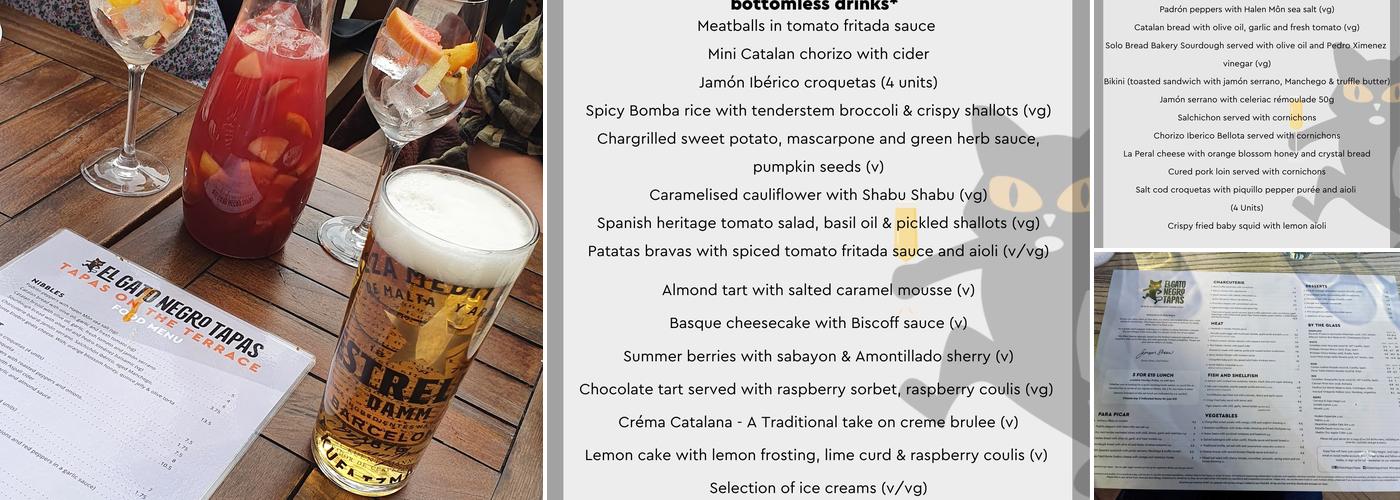 El Gato Negro Tapas Liverpool Menu