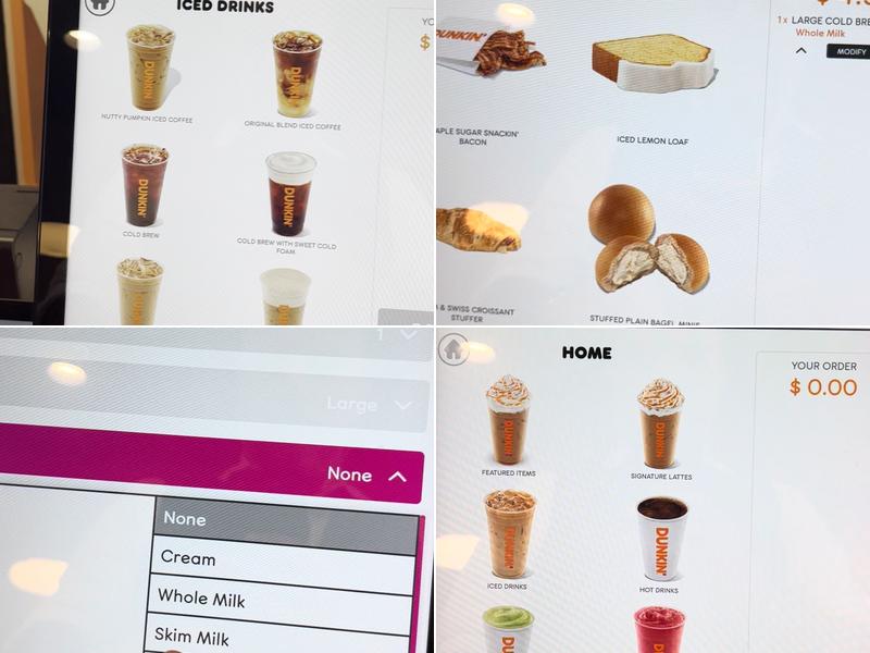 Dunkin' Menu