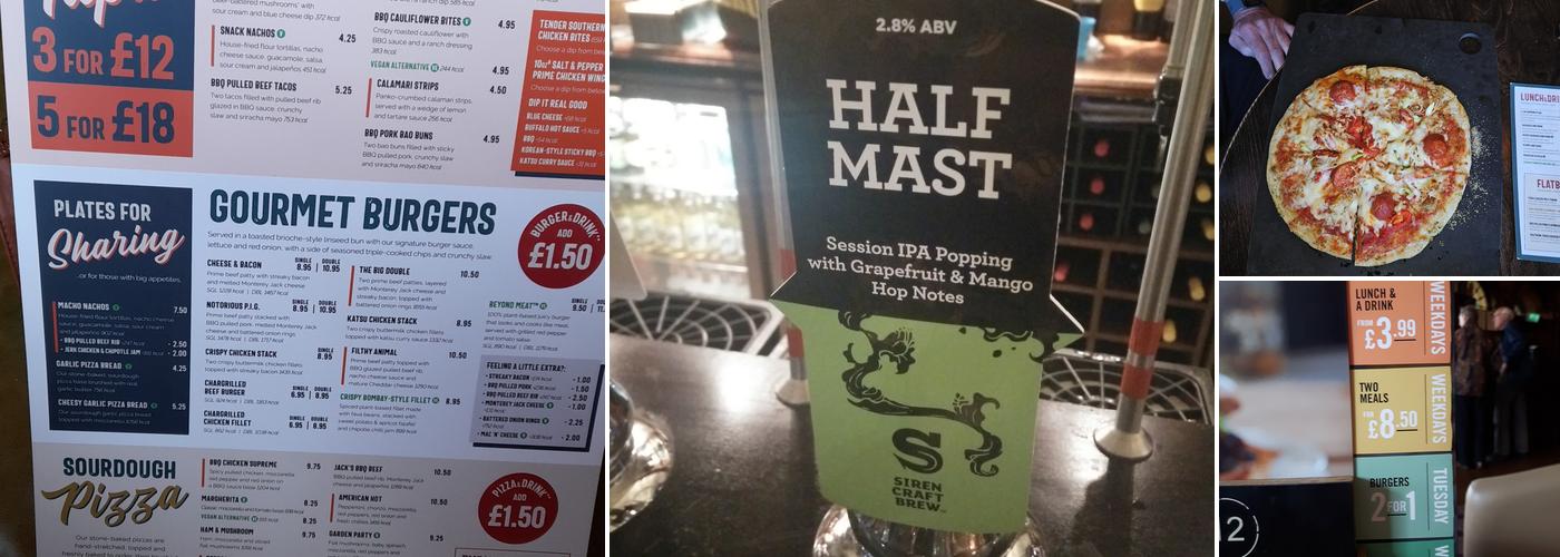 The Crown Hotel Menu