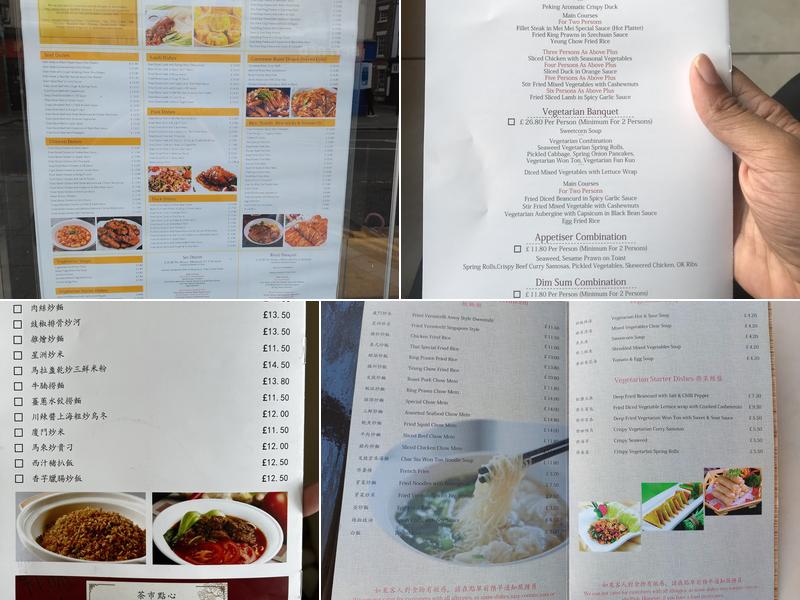 Mei Mei Chinese Restaurant Menu