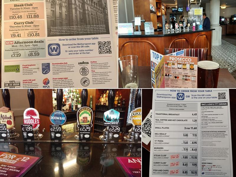 The North Western - JD Wetherspoon Menu