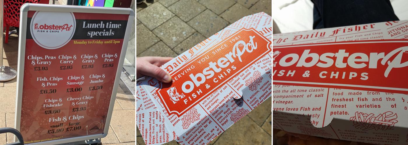 The Lobster Pot Menu