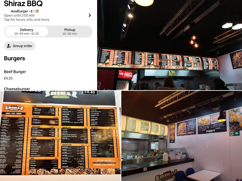 Shiraz BBQ House Menu