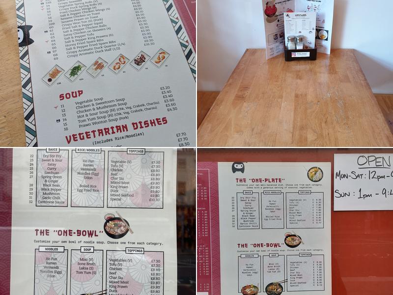 Tokyo Noodle Bar Menu