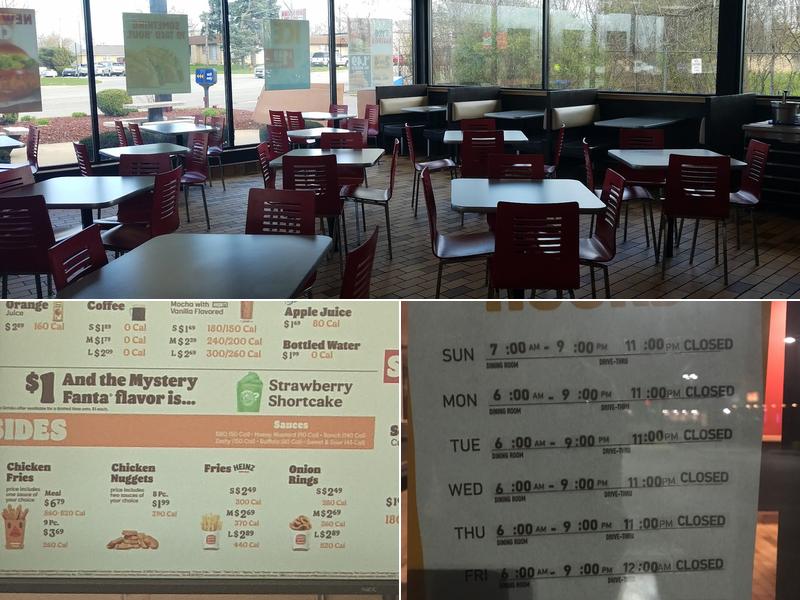 Burger King Menu
