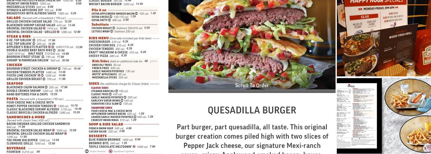 Applebee's Grill + Bar Menu