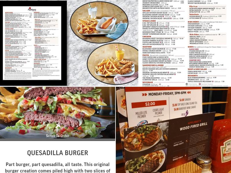 Applebee's Grill + Bar Menu
