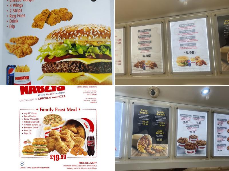 Nabzys - Norris Green Menu