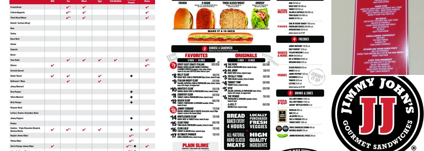 Jimmy John's Menu