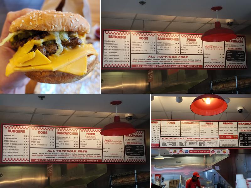 Five Guys Menu