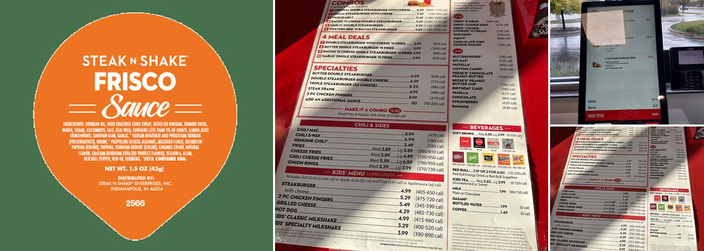 Steak 'n Shake Menu
