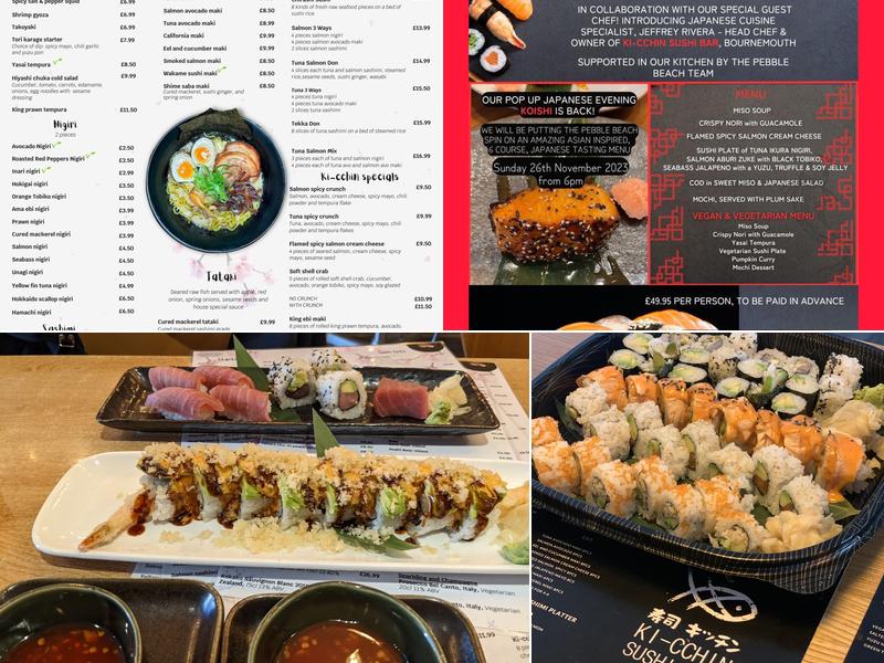 KI-CCHIN Sushi Bar Menu