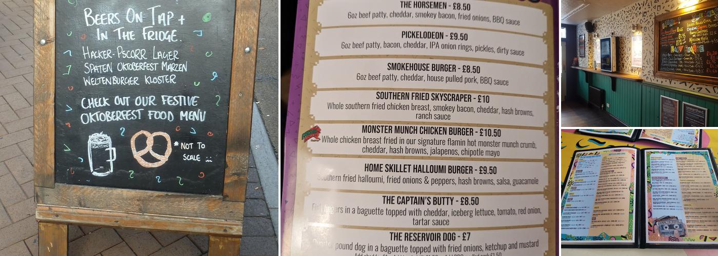 The Four Horsemen Pub Menu