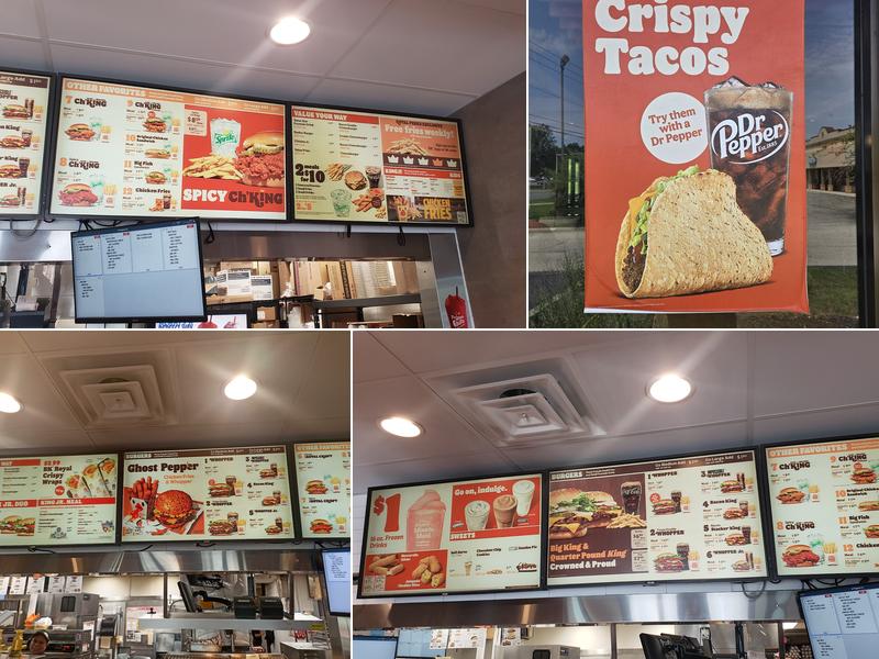 Burger King Menu
