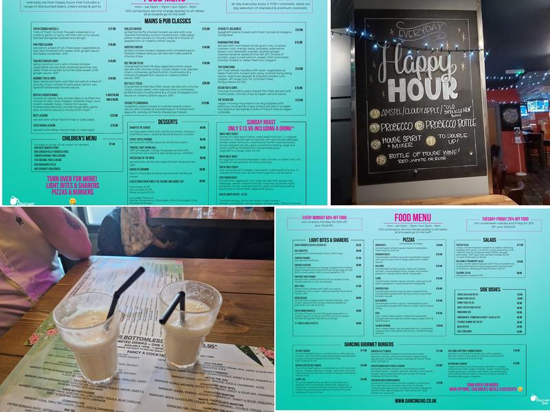 The Dancing Jug (Bournemouth) Menu