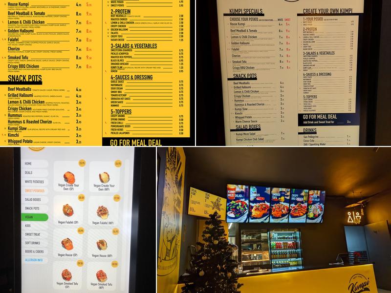 Kumpi - Next Level Baked Potatoes (Cheesy Jacket Potatoes) Menu