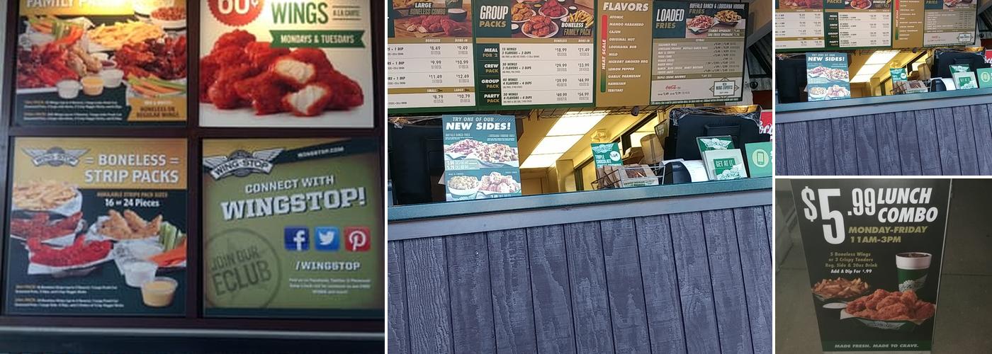 Wingstop Menu