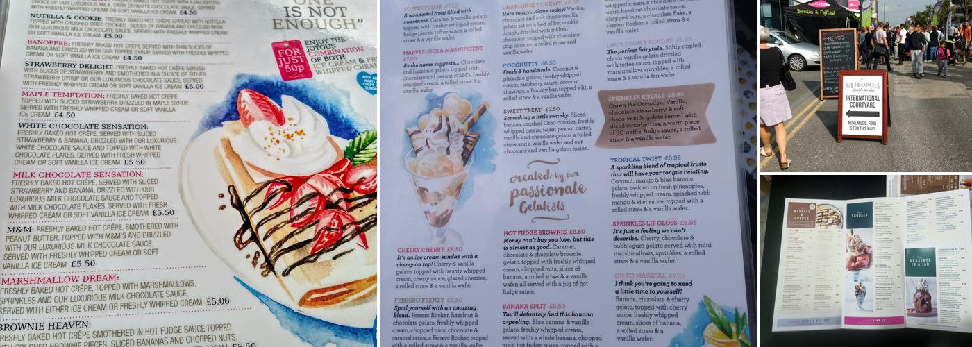 Sprinkles Gelato Menu