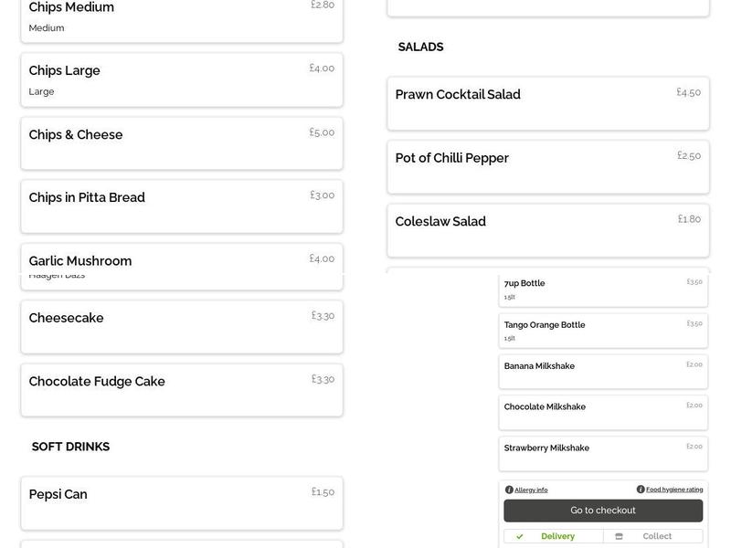 Marmaris Grill & Pizza Menu