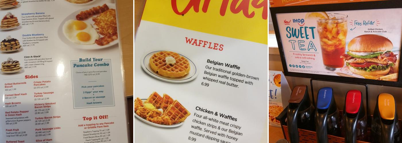 IHOP Menu