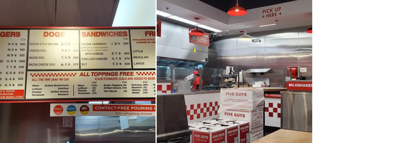 Five Guys Menu