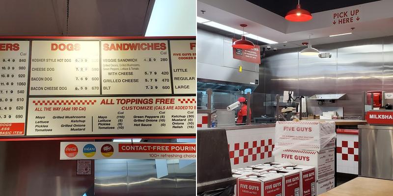 Five Guys Menu