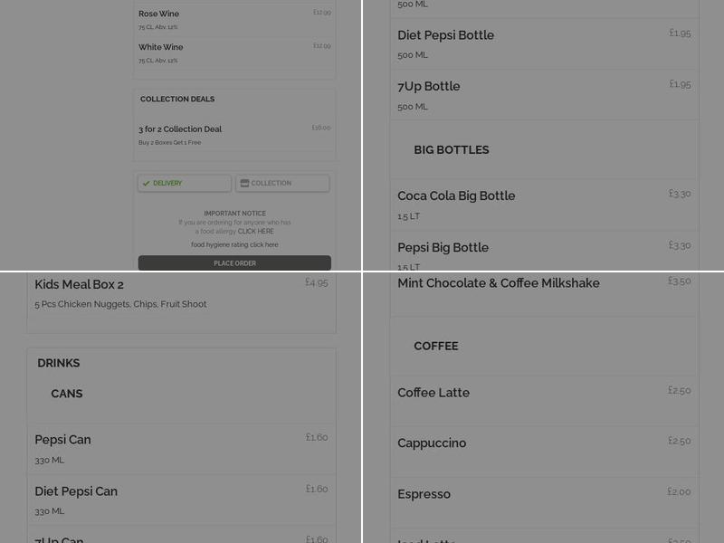 Wok 4 Go Noodle Bar Menu