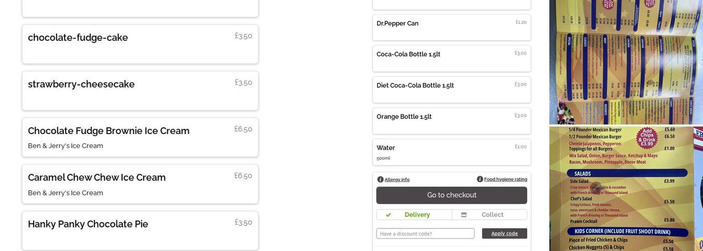 LA Fried Chicken Menu