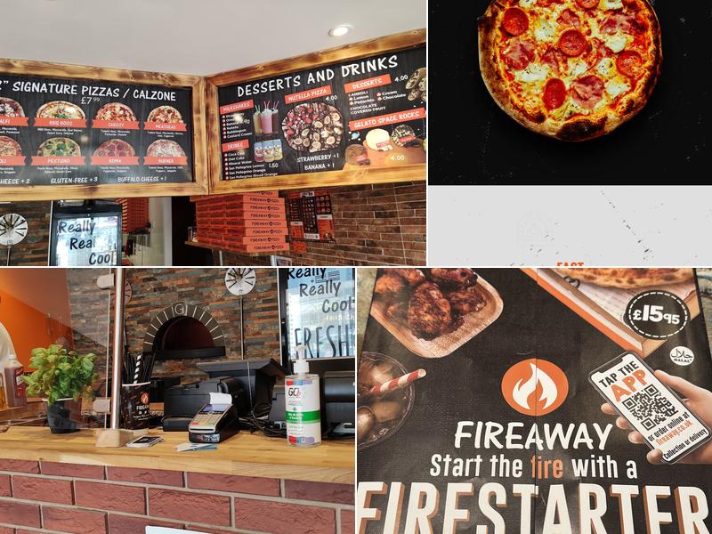 fireaway pizza Menu